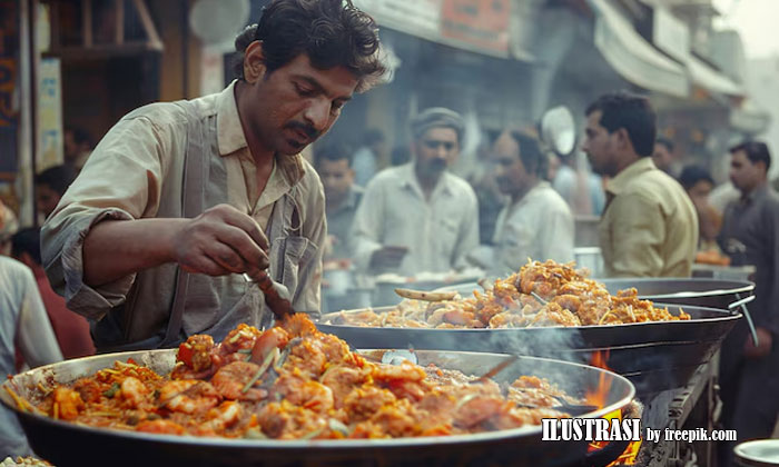 keberagaman street food india